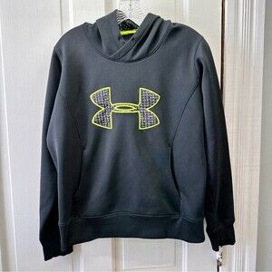 Under Armour semi fitted cold gear hooded sweatshirt hoodie women's medium